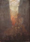 Alphonse Mucha Study for the cover of Christmas and Easter Bells (mk19) oil painting
